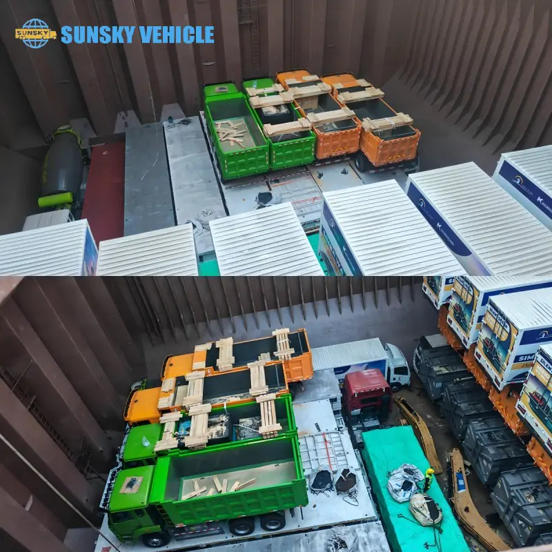 SINOTRUK HOWO 8X4 Cargo Truck shipment