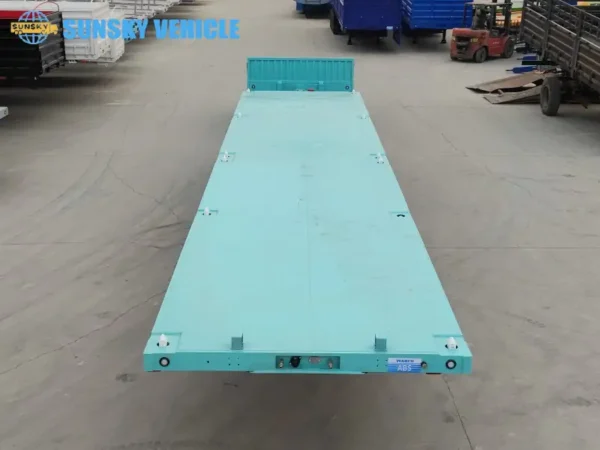 flatbed trailer with dangler trailer