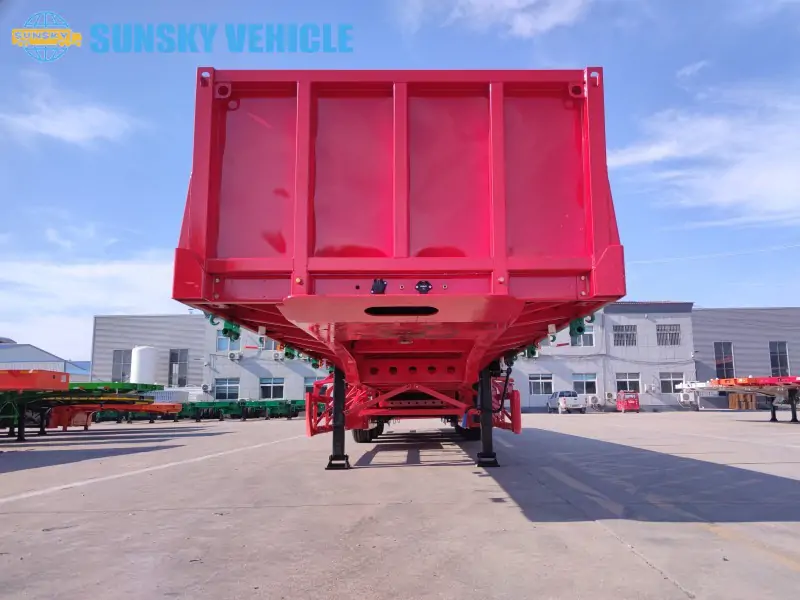 3-Axle Flatbed Trailer chassis