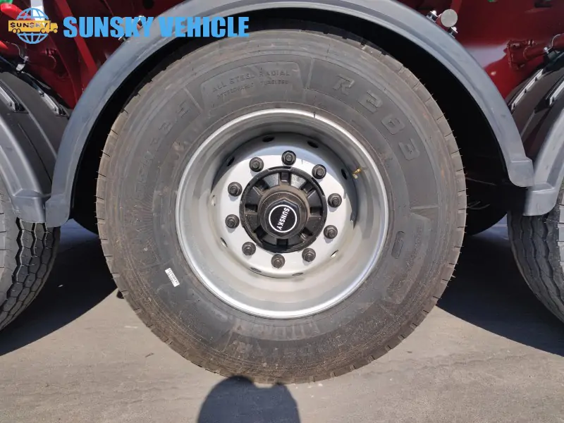 3-Axle Flatbed Trailer suspension