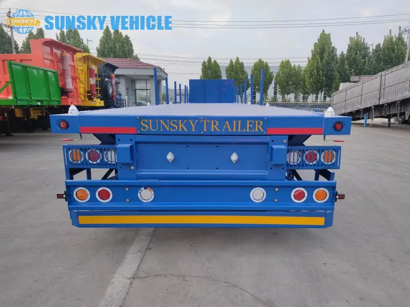 40ft Flatbed Trailer tail structure