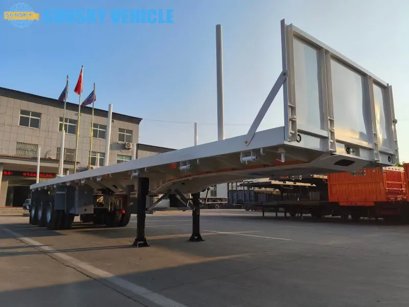 Flatbed Lorry Trailer chassis