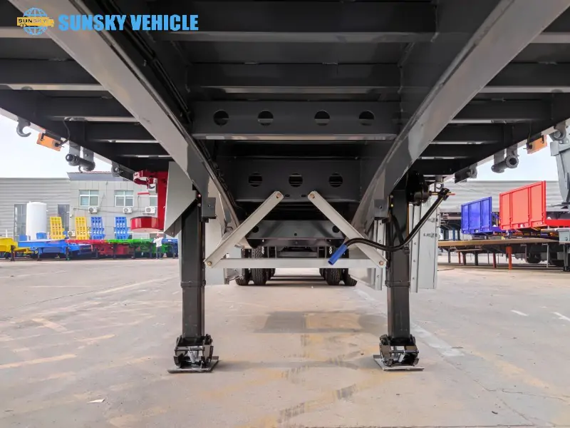 Henred Type Sidewall Trailer chassis