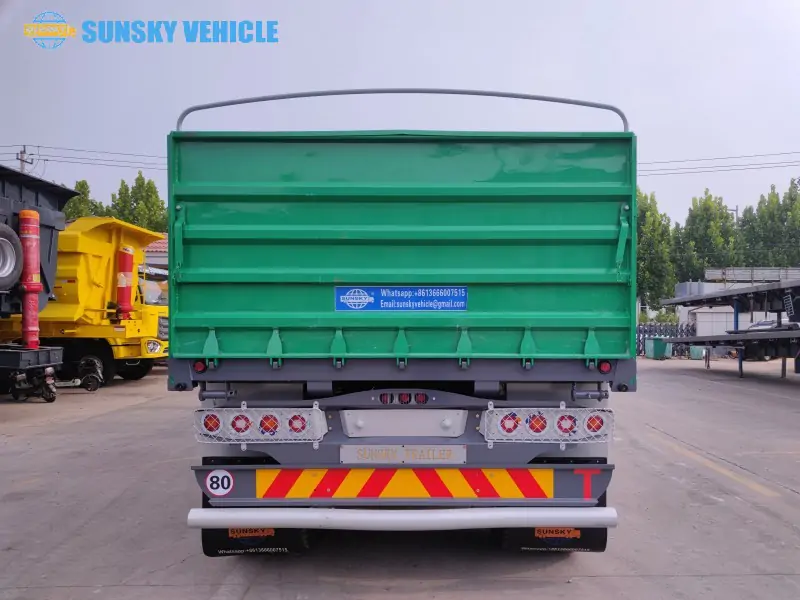 Henred Type Sidewall Trailer tail structure
