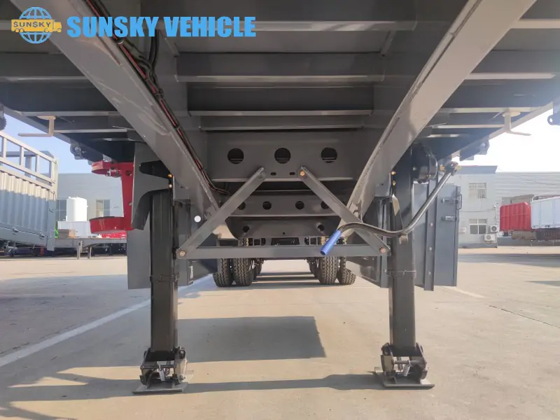 open side trailer chassis