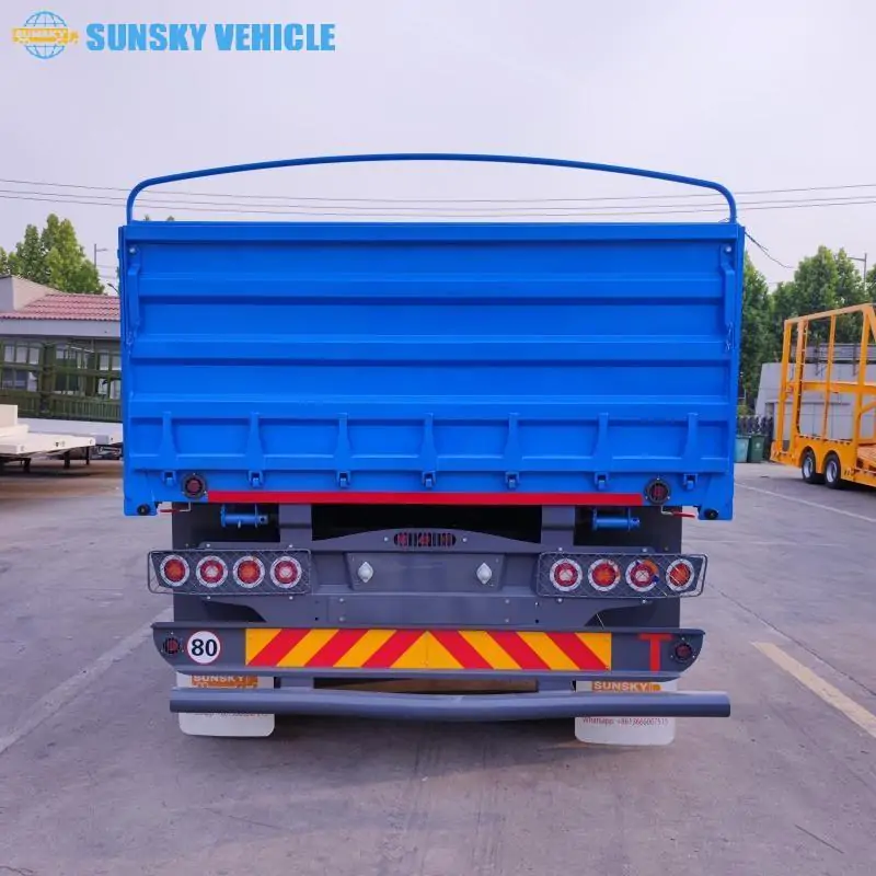 Side Wall Trailer tail structure