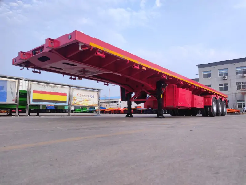 Tri-axle Flatbed Trailer chassis