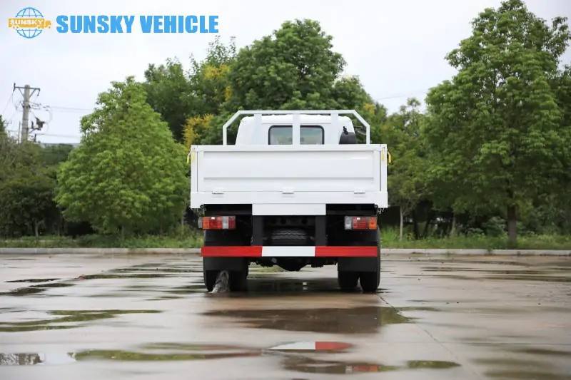 ISUZU 100P Cargo Truck tail structure