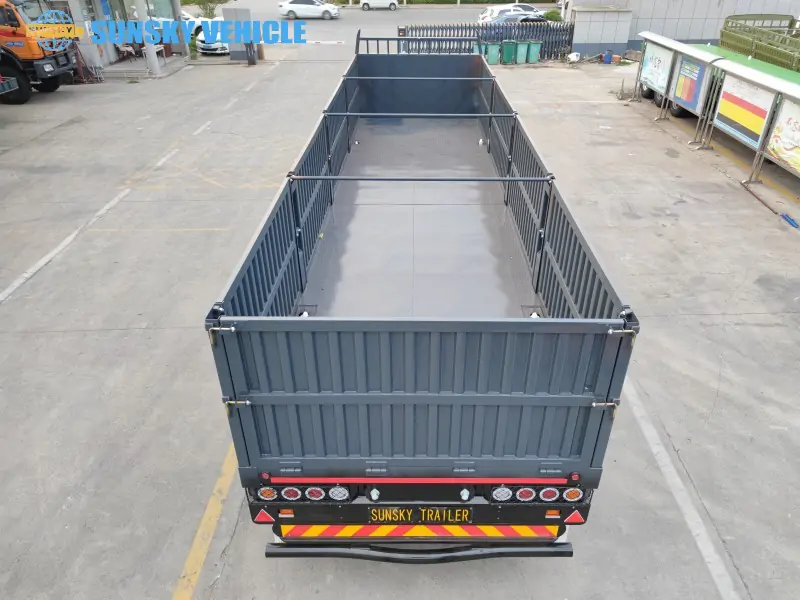 4-Axle-Pulling-Trailer-with-Side-Board-cargo-box