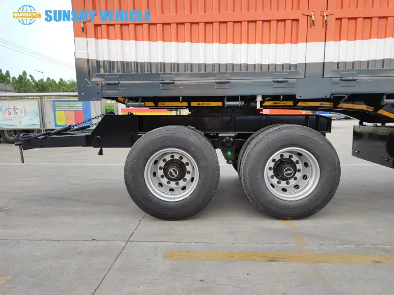 4-Axle-Pulling-Trailer-with-Side-Board-tire