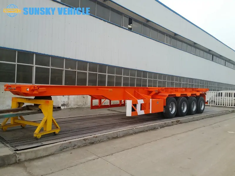 4-axle-Container-Chassis