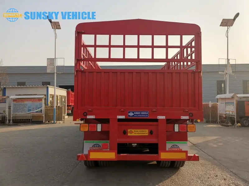 40FT High Wall Utility Trailer tail structure