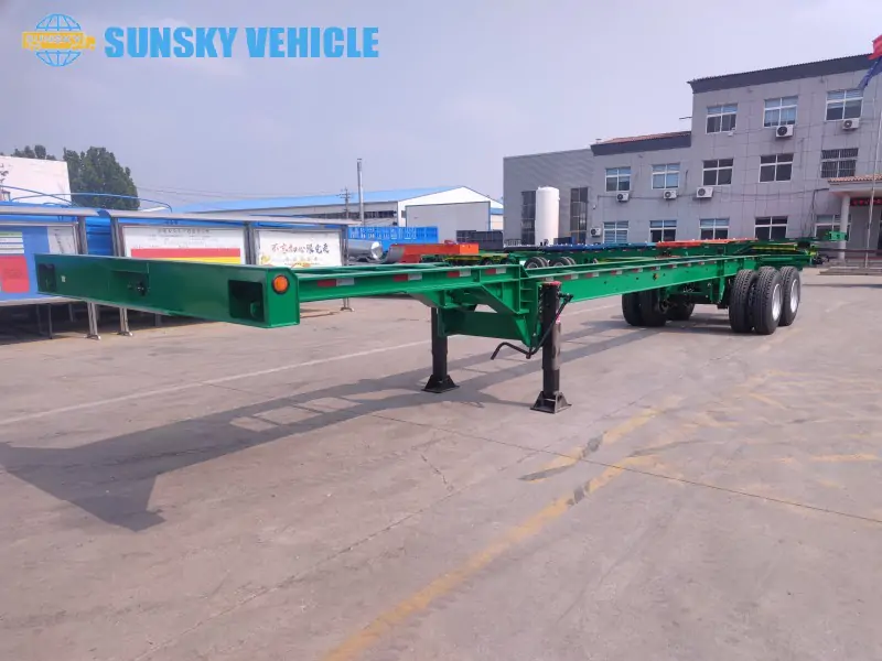 40ft-Gooseneck-Chassis-Trailer-for-Container-side-view
