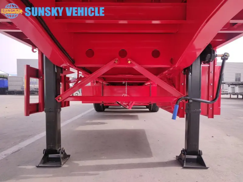 flatbed-trailer-for-shipping-container-chassis