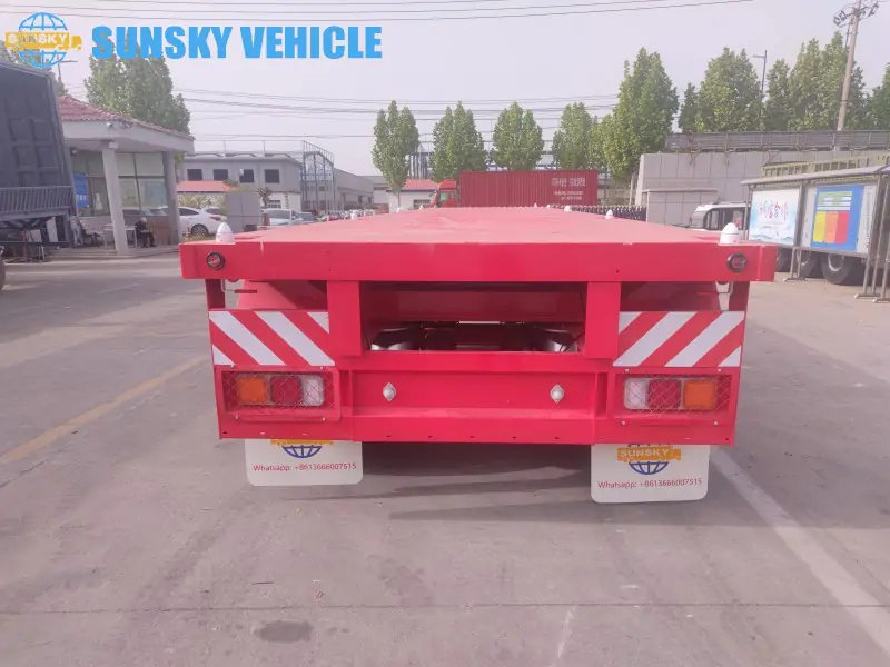 flatbed-trailer-for-shipping-container-tail-structure