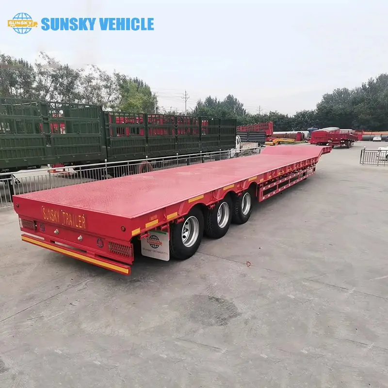 Lowboy Gooseneck Trailer for Equipment