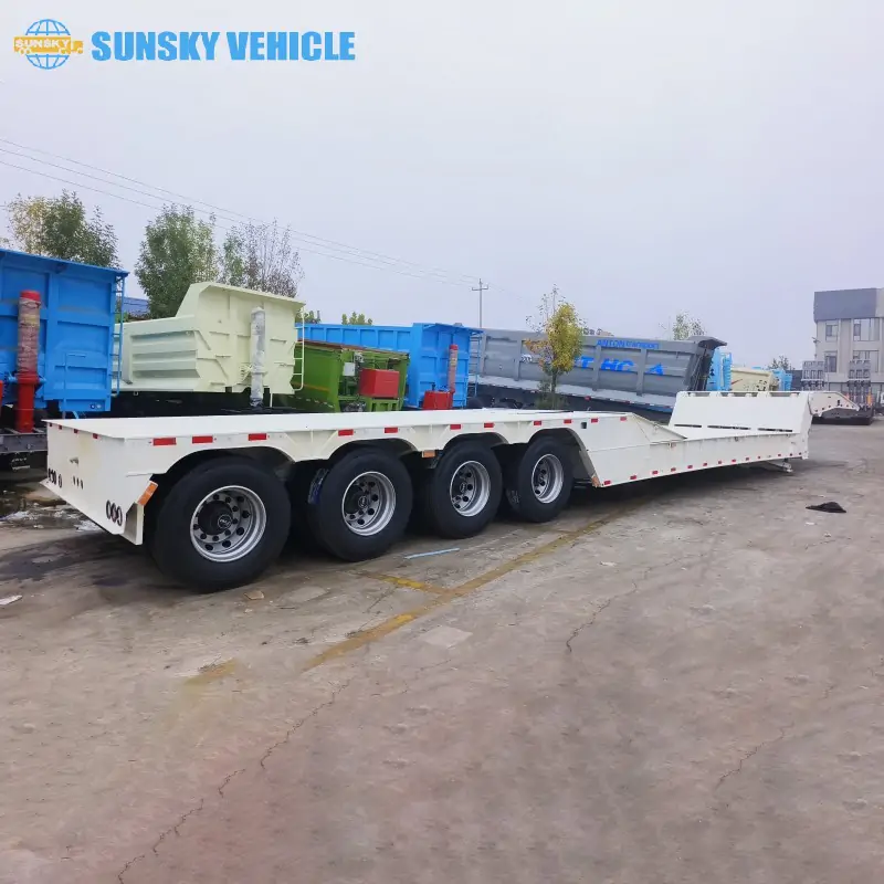 90ton 4-Axle Lowboy Trailer