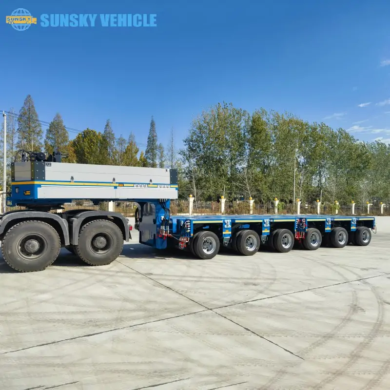 Hydraulic Modular Trailer for Heavy Cargo (2)